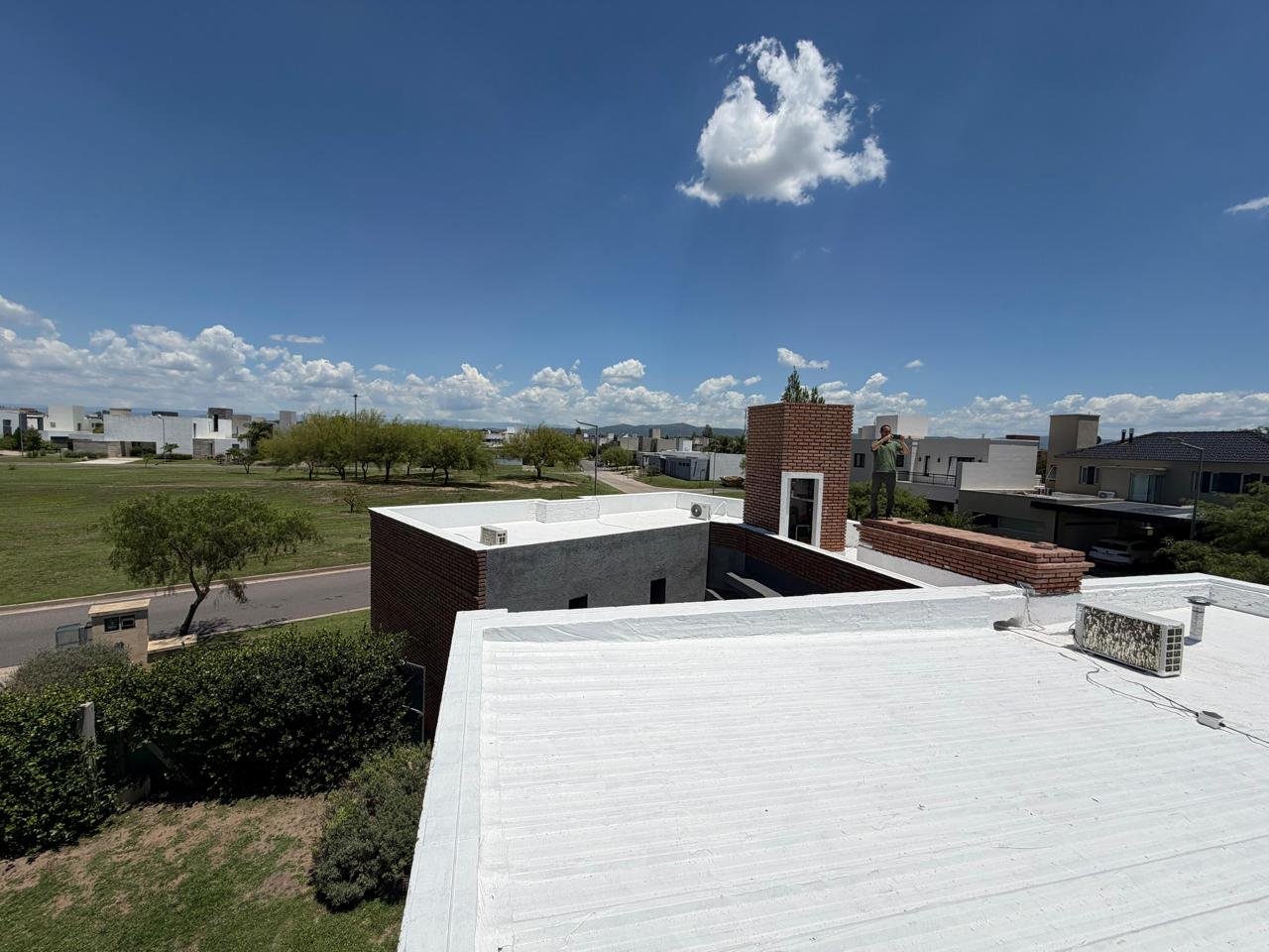 Impermeabilización techo plano membrana blanca Córdoba